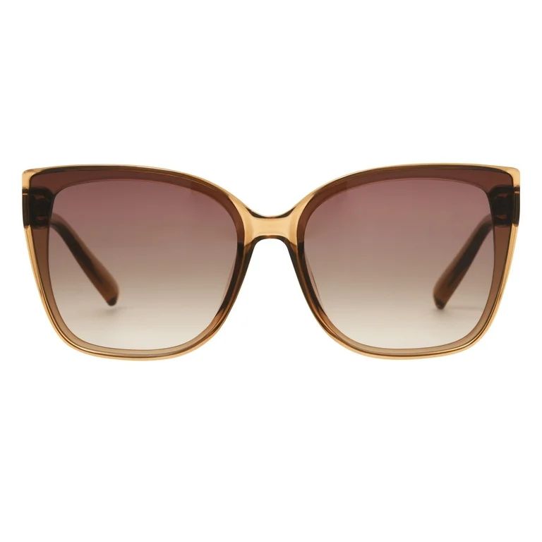Foster Grant Women's Cateye Fashion Sunglasses Tan | Walmart (US)