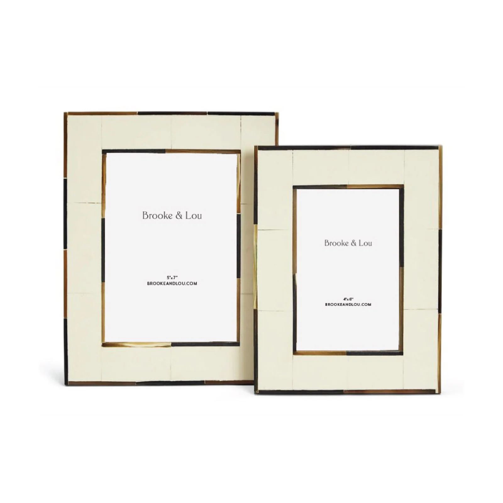 Horn Picture Frames - Set of 2 | Brooke and Lou
