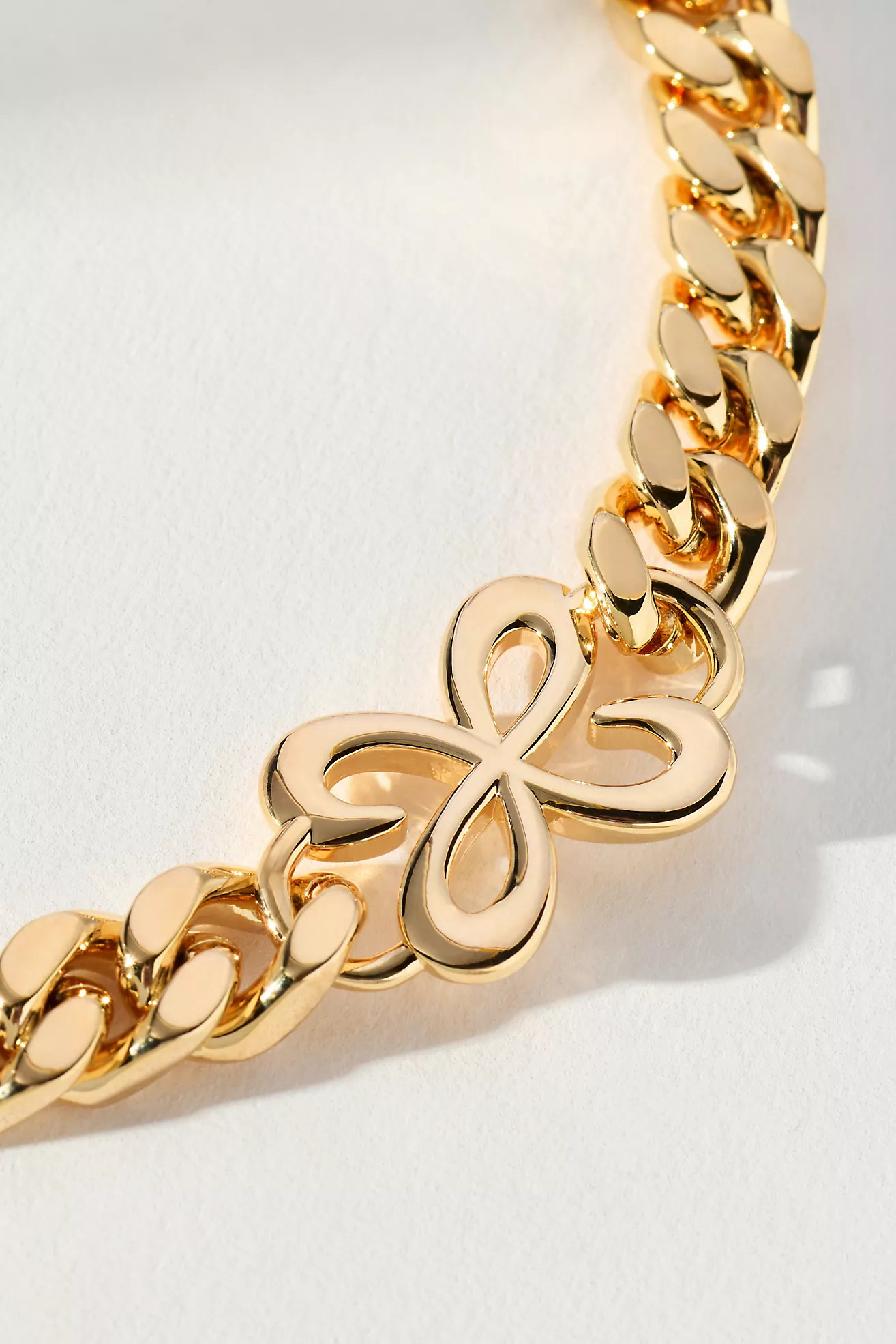Maeve Icon Curb Chain Necklace | Anthropologie (US)