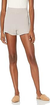 The Drop Women's Faith Pull-On Ribbed Sweater Short | Amazon (US)