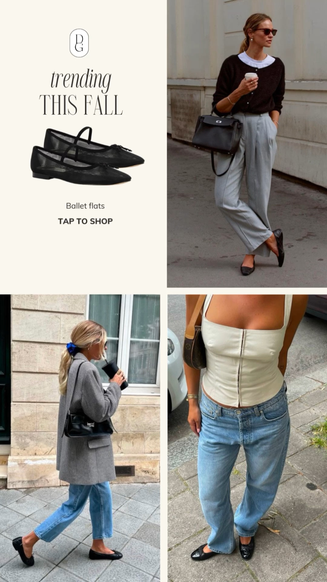 Ballet Flats // Trending this Fall 🍁 fall shoe trends, fall shoes, fall outfit ideas, early fall outfit ideas, fall trends 2024, neutral fall outfit, ballet flats outfit, mesh flats, allet flats 2024, ballet flats trend, Maryjane flats

#LTKStyleTip #LTKShoeCrush #LTKSeasonal