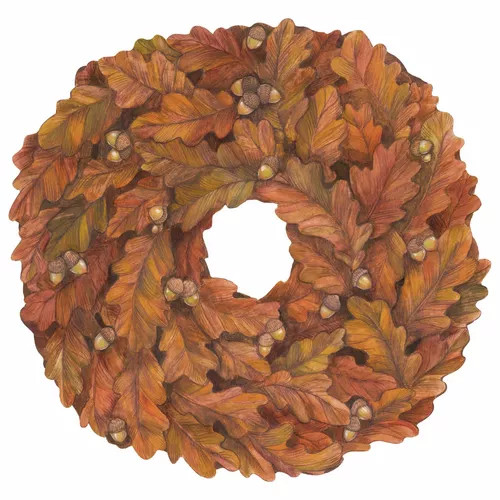 Hester & Cook Wreath Die-Cut Paper Placemats, Set of 12 | Sur La Table