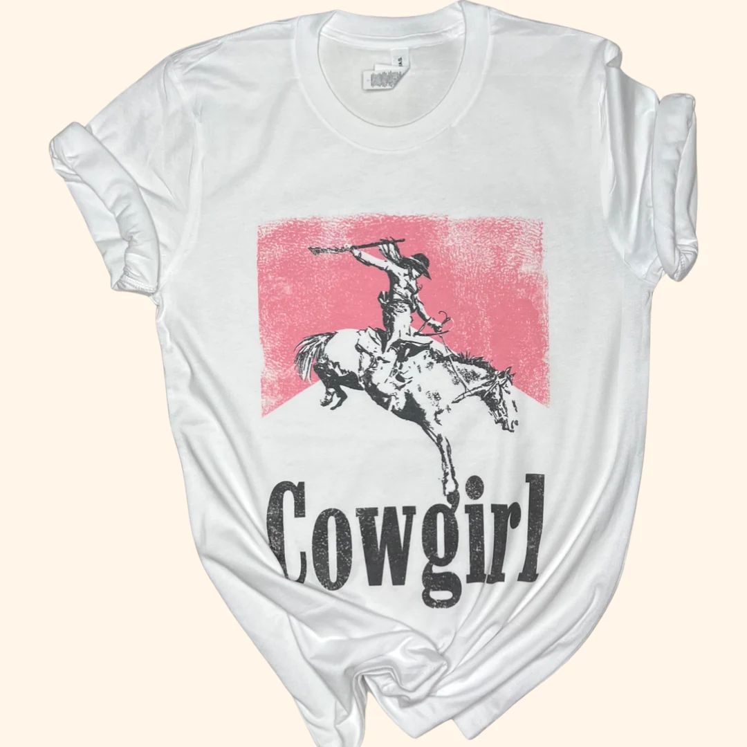 Cowgirl Graphic Tee (Vintage Feel) | Sassy Queen
