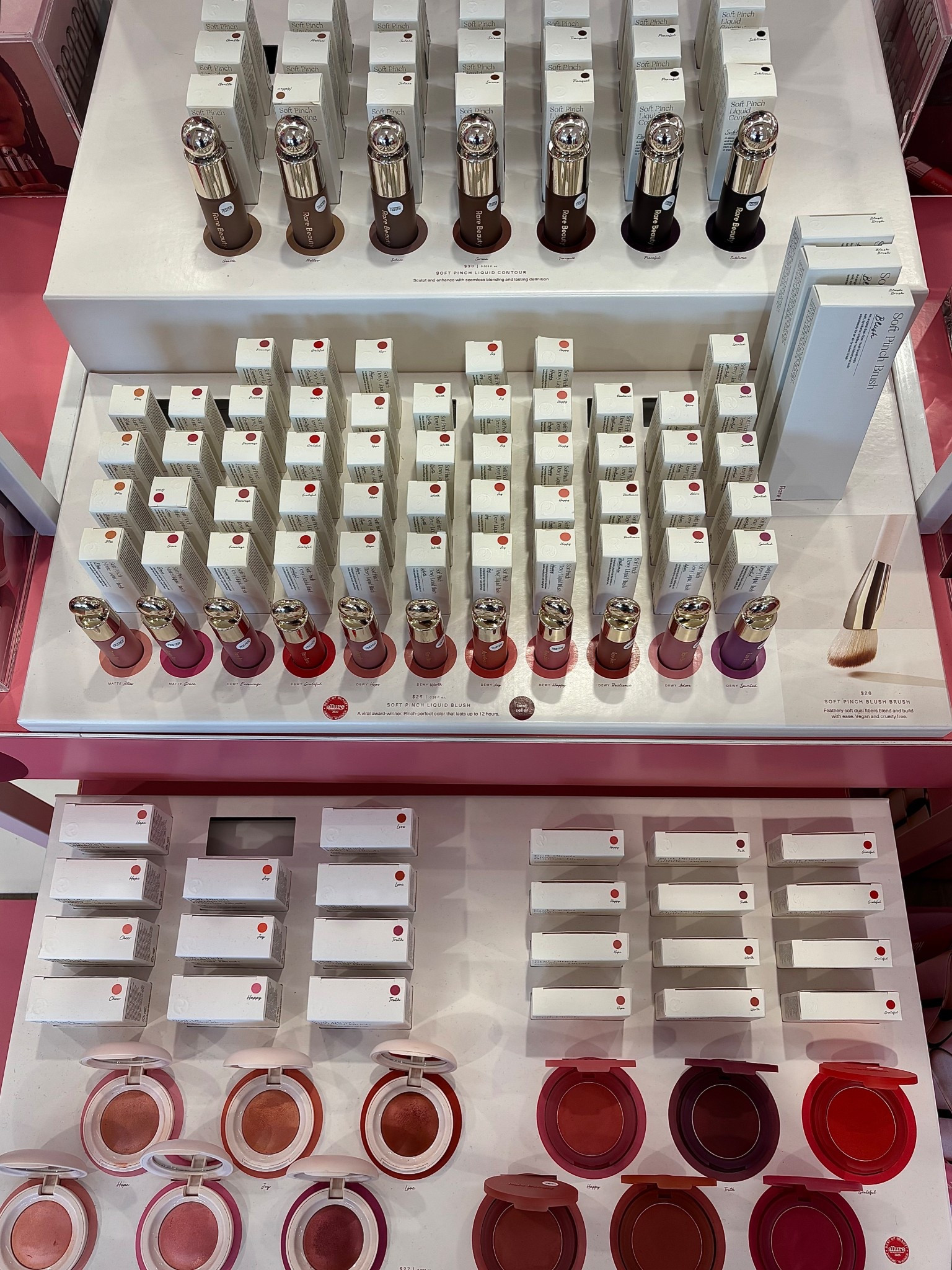 Still thinking about the Rare Beauty launch at Ulta! Their displays are as good as their products and I love every single product! Treat yourself to some goodies today!

Blush, liquid blush, highlighter, powder, bronzer, control, brushes, illuminator, makeup, beauty, @ulta 

#LTKBeauty #LTKselfcare #LTKdayinmylife