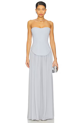 Lovers and Friends Jenny Gown in Blue Dusk from Revolve.com | Revolve Clothing (Global)