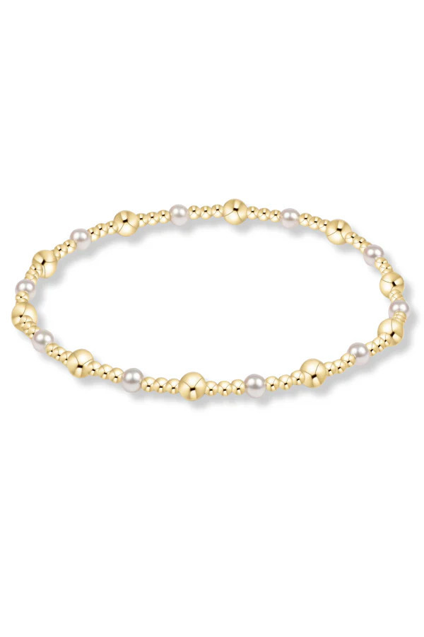 enewton Gold Sincerity 4mm Pearl Bracelet | The Willow Tree