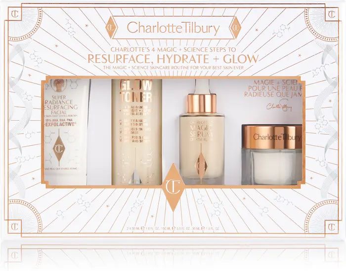 Charlotte's 4 Magic + Science Steps to Resurface, Hydrate + Glow Set | Nordstrom