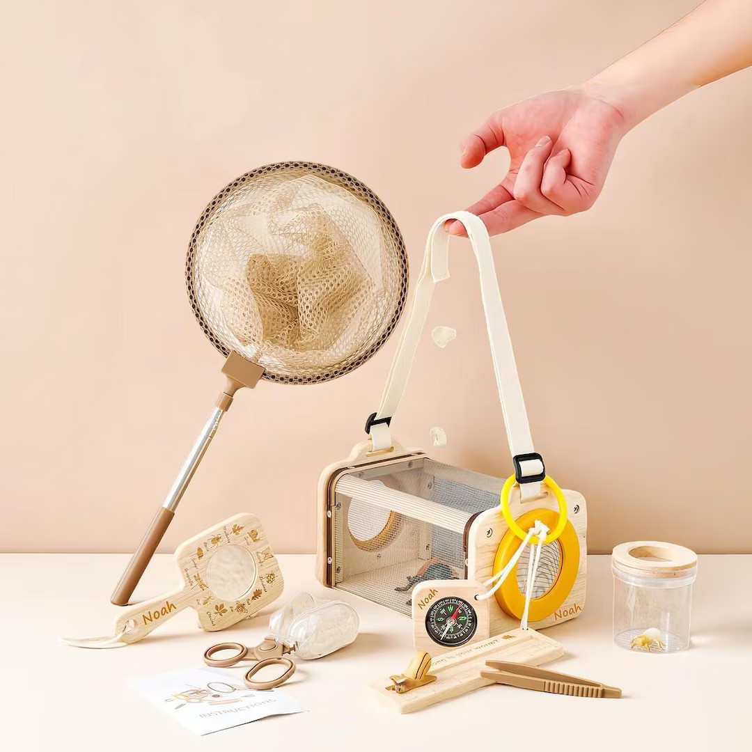 Custom Kids Adventure Kit Wooden Explorer Set Outdoor Educational Toy Gift for Birthday Holiday B... | Etsy (US)