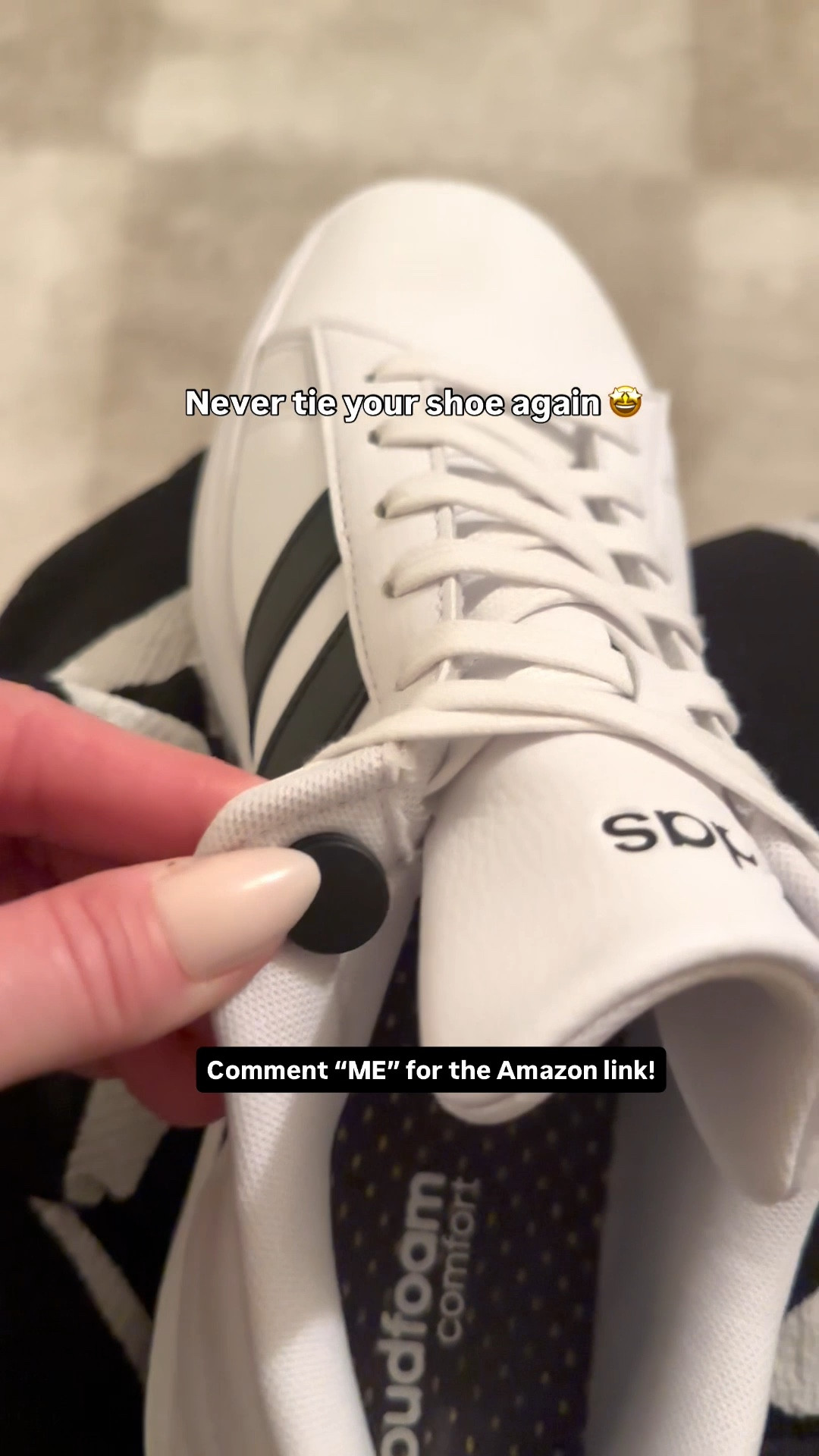Just over here dropping something we now cannot live without!! WHO else is lazy??? No more tying your shoe? Yes, please!!! These lock laces are so amazing & essential! Who needs these? 
@locklaces 
#amazon #amazonmusthaves #amazonfashion #amazonfashionfinds #amazonmusthave #shoe #shoesforwomen #lacestyles #laceset

#LTKStyleTip #LTKShoeCrush #LTKActive