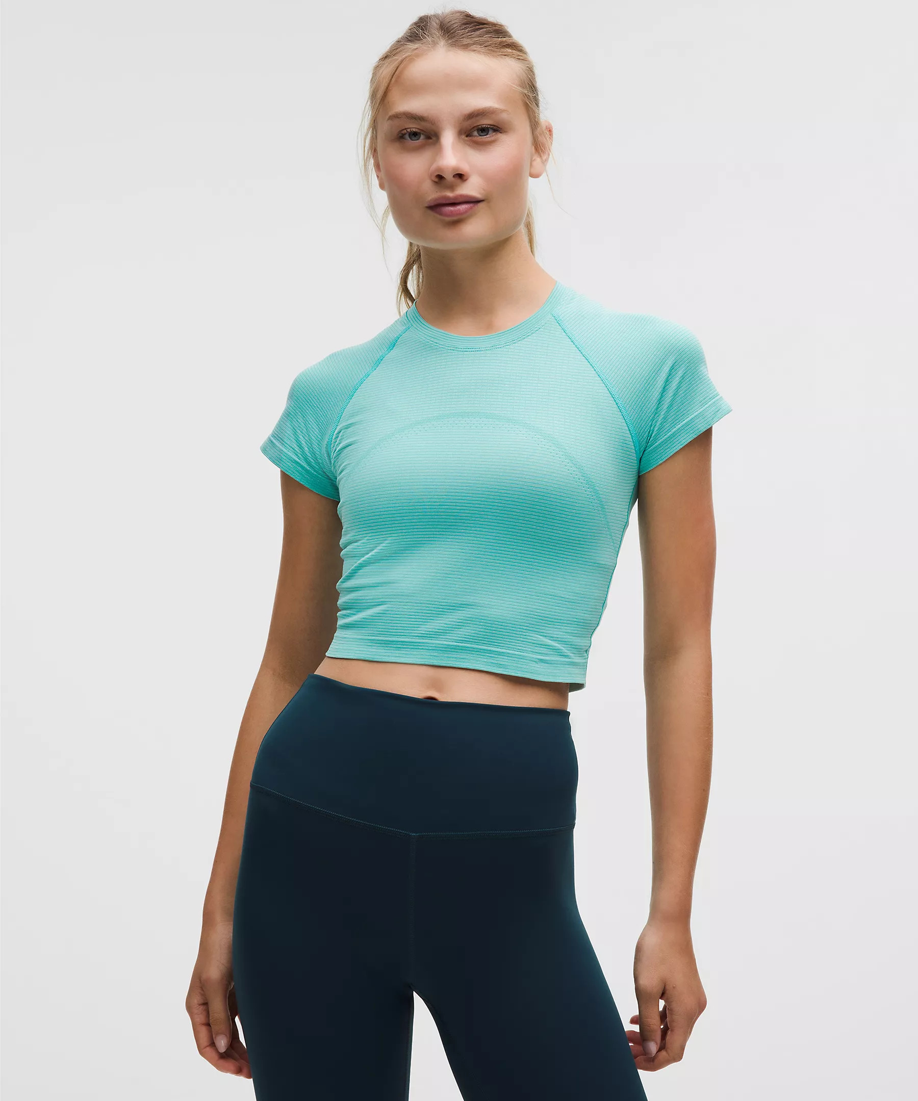 Swiftly Tech Cropped Short-Sleeve Shirt 2.0 | Lululemon (US)