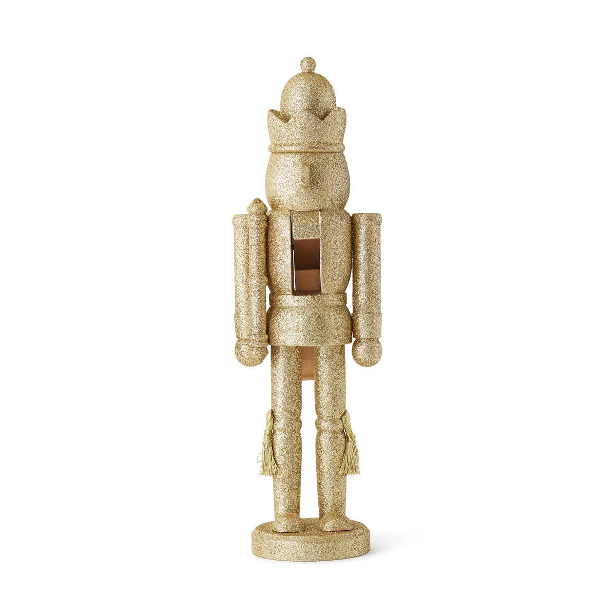 Packed Party "Go Nuts" Gold Glitter Nutcracker Holiday Decoration | Walmart (US)