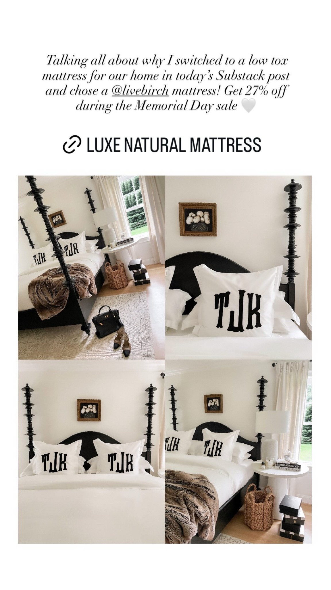 Details on my Substack and stories for the best organic natural mattress! Home, low tox living.

#LTKHome #LTKSeasonal #LTKActive