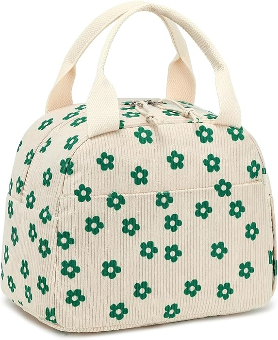 LEDAOU Lunch Box for Women Insulated Lunch Bag Cute Lunchbox Cooler Thermal Reusable Lunch Tote f... | Amazon (US)