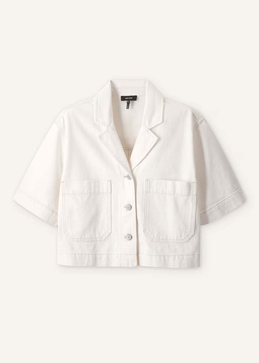 Boxy Summer Shirt Jacket | ME+EM US