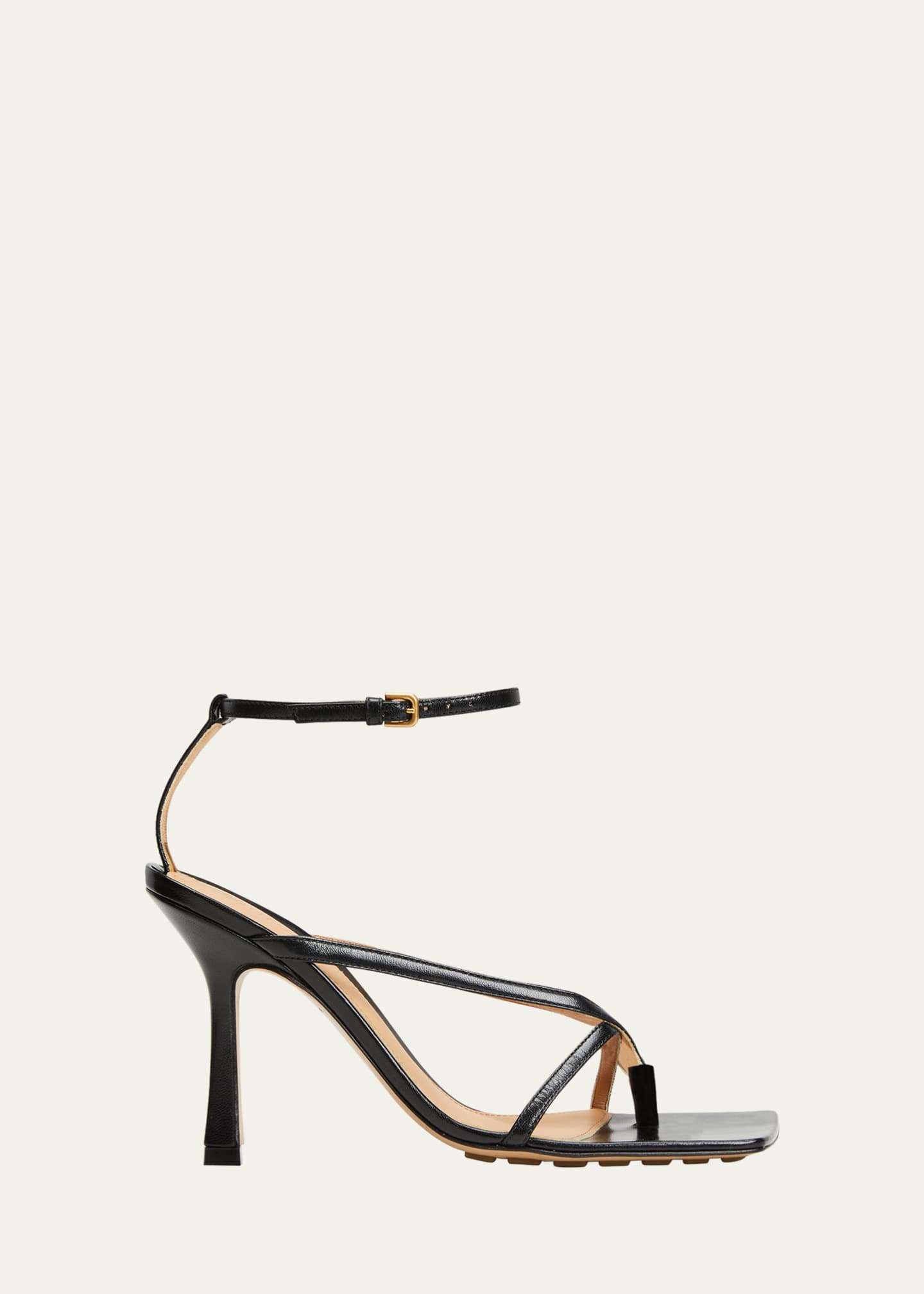 Bottega Veneta Multi Strap Stretch High-Heel Sandals | Bergdorf Goodman