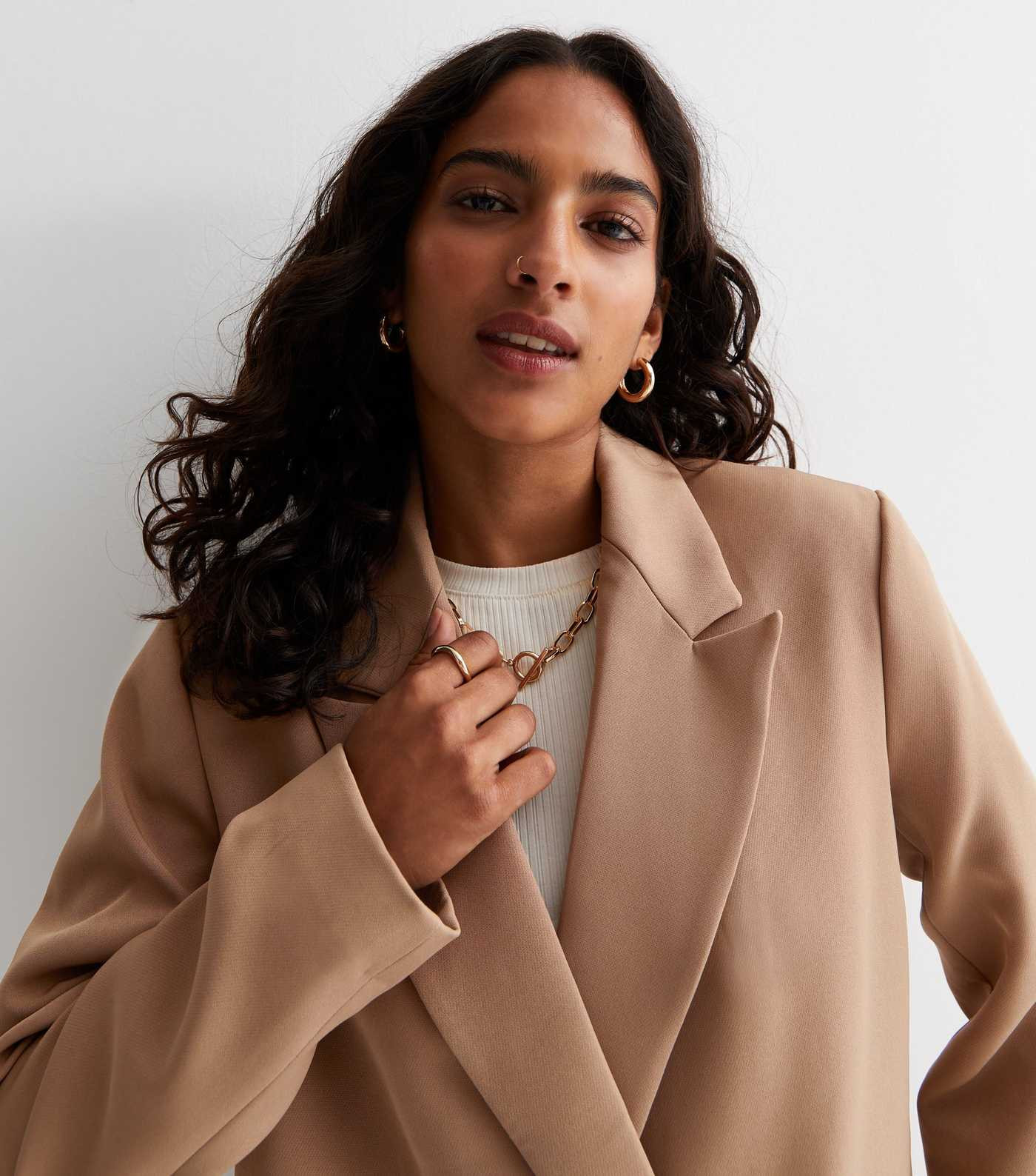 Petite Camel Oversized Blazer
						
						Add to Saved Items
						Remove from Saved Items | New Look (UK)