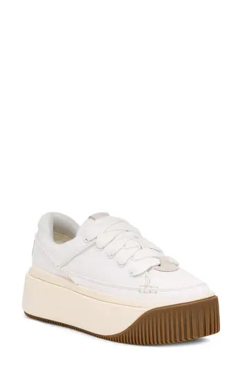 UGG® EZ-Duzzit Platform Sneaker in White White at Nordstrom Rack, Size 7.5 | Nordstrom Rack