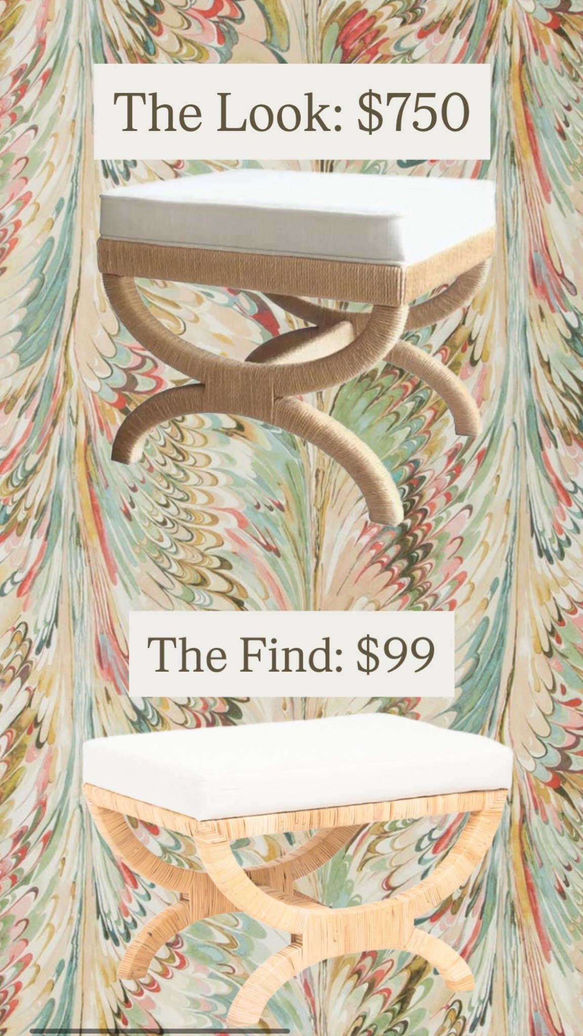 Look for less! For only $99 Yes please! These would be great reupholstered too!
