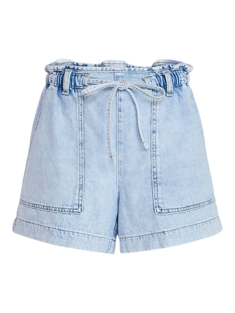 Time and Tru Women's Drapey Utility Shorts, 4" Inseam, Sizes XS-XXXL | Walmart (US)