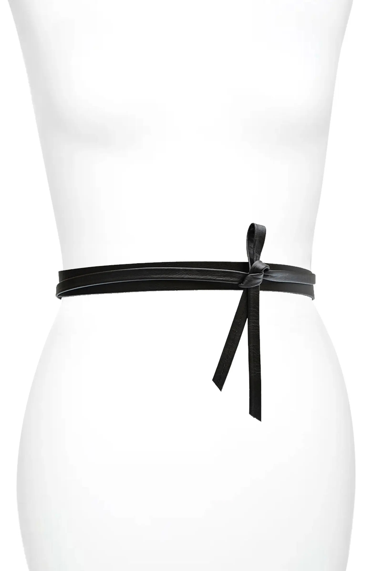 Skinny Leather Wrap Belt | Nordstrom