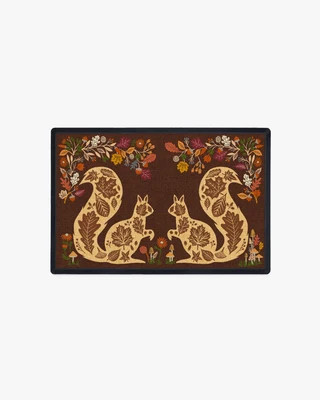 Fall Friends Autumn Brown Doormat | Ruggable | Ruggable