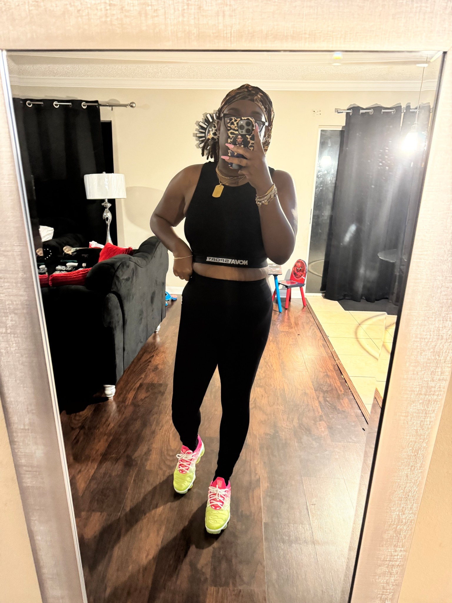 Stepping into my workout like I already won 💪🏽✨ Amazon sets that hug in all the right places + my Nike Air VaporMax Plus keeping every step light, bold, and unstoppable. Who said gym fits can’t be THAT girl energy?

#AmazonFinds #GymStyle #VaporMaxPlus #WorkoutReady #FitAndFashion 

#LTKmorningroutine #LTKootd #LTKfitnessgoals