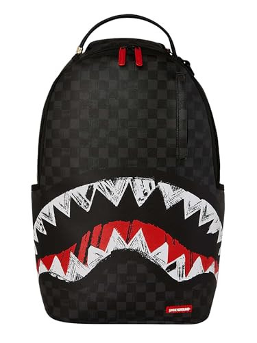 SPRAYGROUND Scribble Shark Check DLXSV Backpack | Amazon (US)