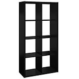 ClosetMaid 4587 Decorative Open Back 8-Cube Storage Organizer, Black | Amazon (US)