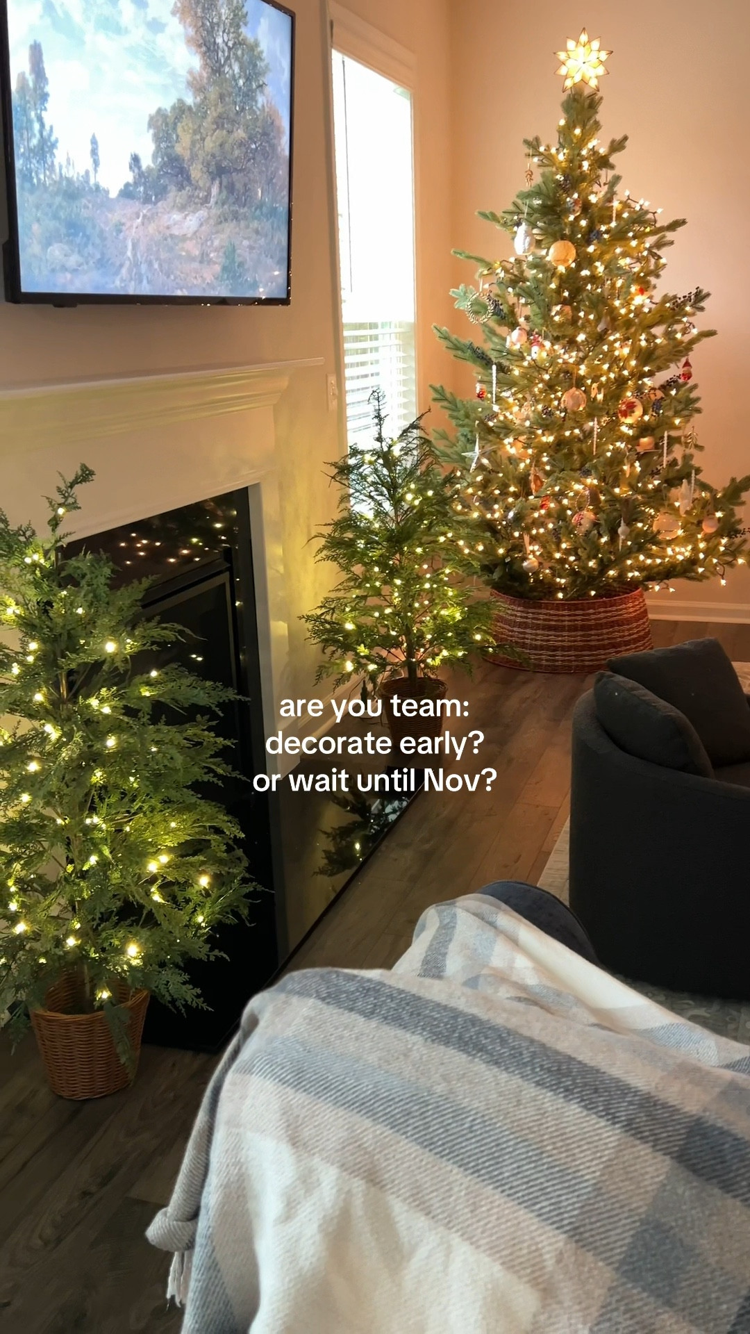 I just couldn’t wait, plus the lights make the house so cozy. And to be fair, my toddler asked to put up our Christmas tree, and I couldn’t say no 🥰

#christmastree #holidaydecor #cozyhome #christmasdecor #amazonfinds #walmartfinds #christmasvibes #holidayaesthetic #cozyseason #holidaymagic #amazonchristmastree

#LTKSeasonal #LTKHome #LTKHoliday