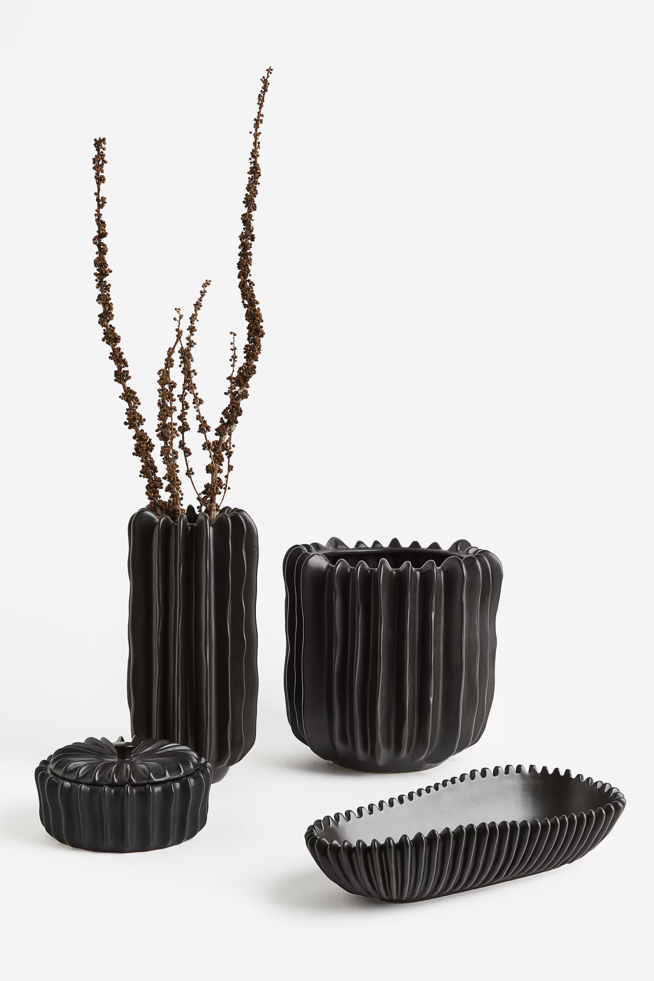 Tall Stoneware Vase | H&M (US + CA)