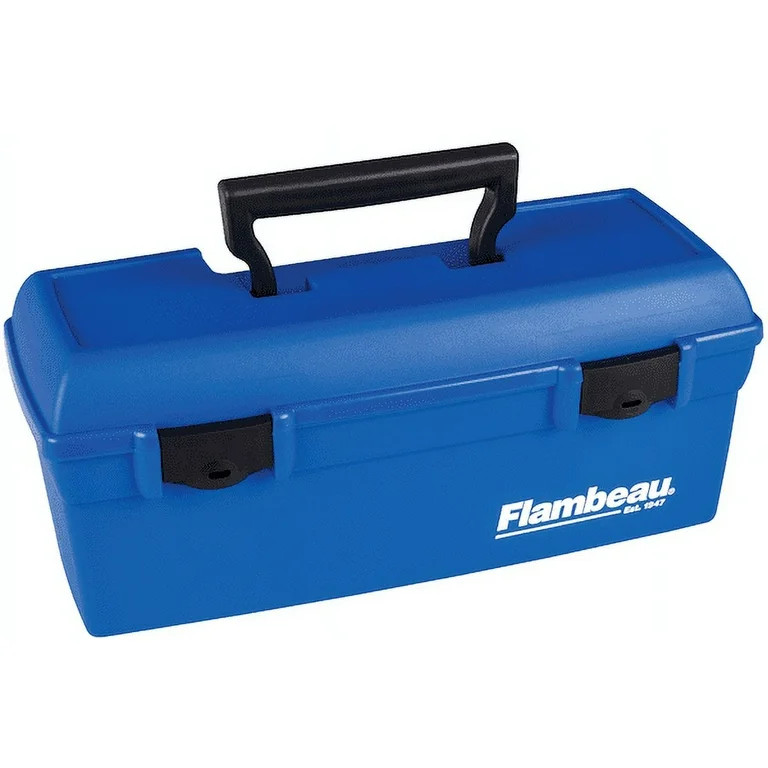 Flambeau Outdoors, 6009TD Lil Brute Fishing Tackle Box with Lift-Out Tray, Blue, 13 inches Long, ... | Walmart (US)