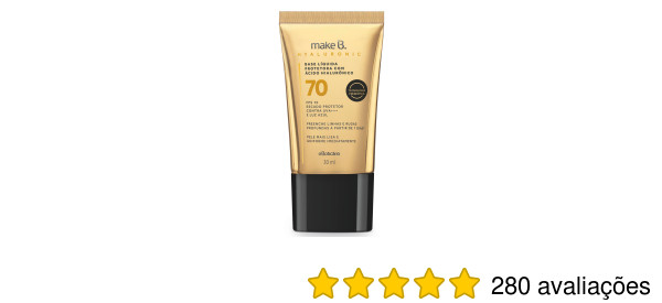 Base Líquida Protetora Make B. Hyaluronic FPS 70 cor 15, 30 ml | O Boticário | oBoticario (BR)