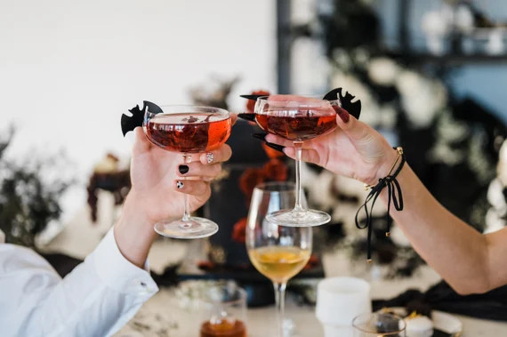 Acrylic Bat Drink Markers - Etsy | Etsy (US)