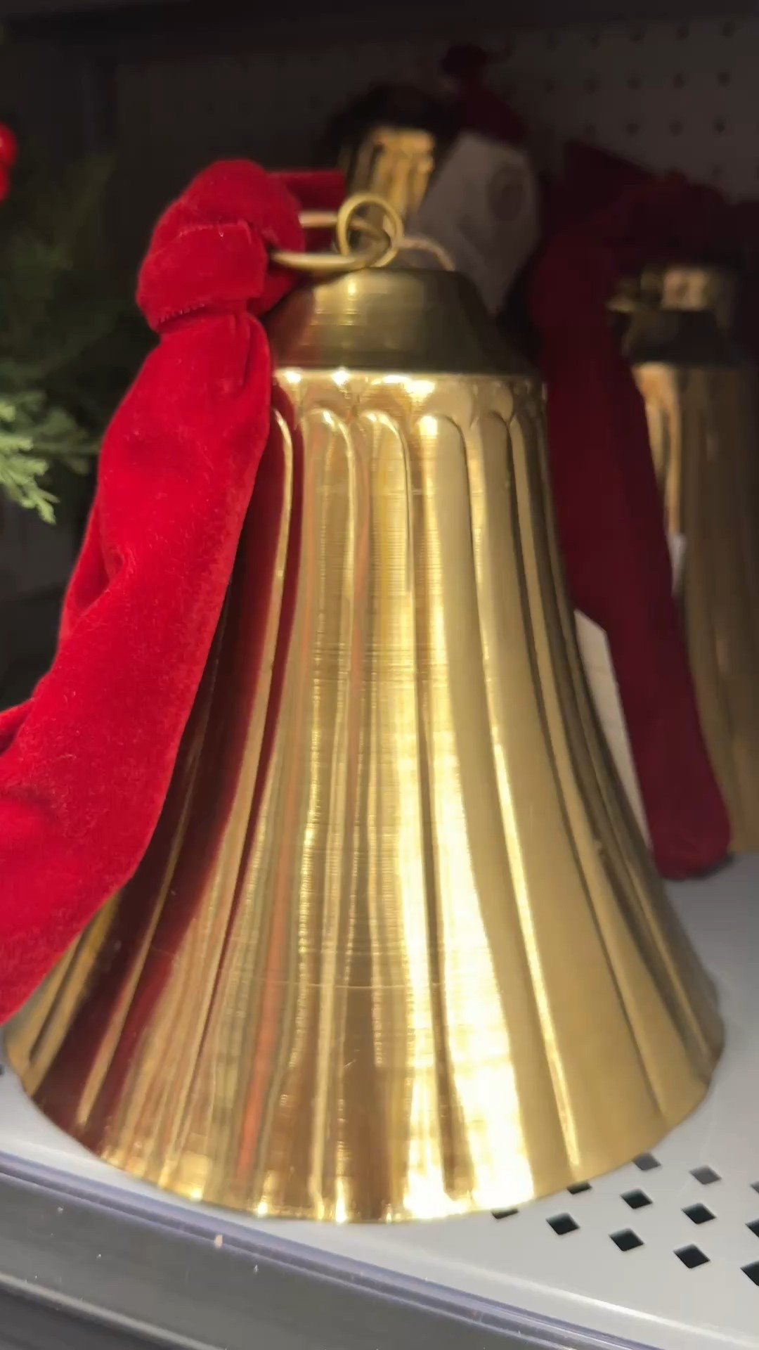 A classic Christmas touch 🎄✨ This oversized gold bell with a red ribbon from Walmart is giving timeless holiday charm! Perfect for hanging on your front door, mantel, or entryway for that traditional festive feel. #WalmartFinds #ClassicChristmasDecor #HolidayHomeStyle

#LTKHome #LTKSeasonal #LTKHoliday