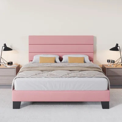 Jerriann Upholstered Slat Bed | Wayfair North America