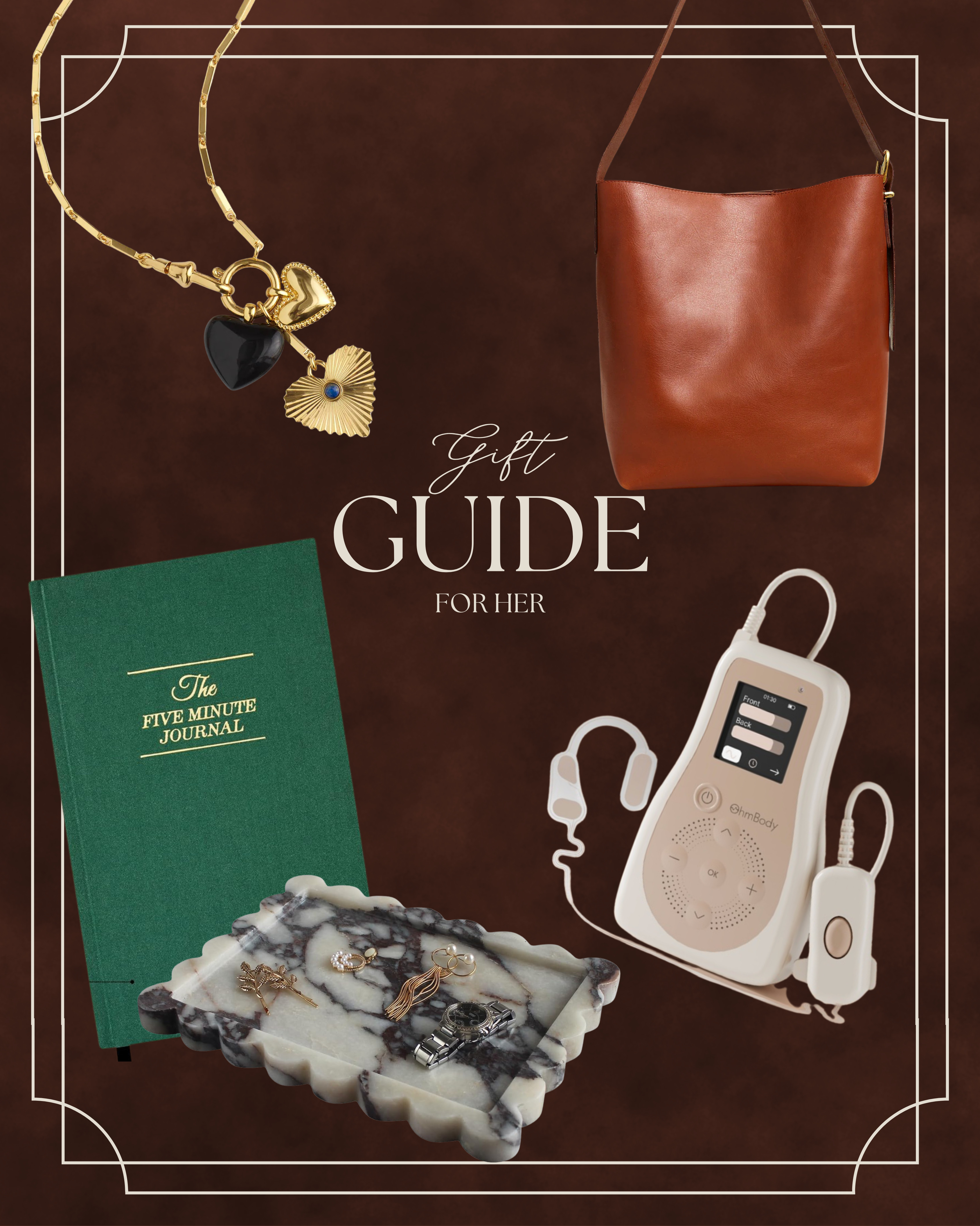 I curated this gift guide for all of the ladies in your life.  Wether it's a sister, aunt, mom or friend, there's something here for all of them in all price ranges.   

 #LTKGiftGuide #LTKHoliday #LTKmomlife