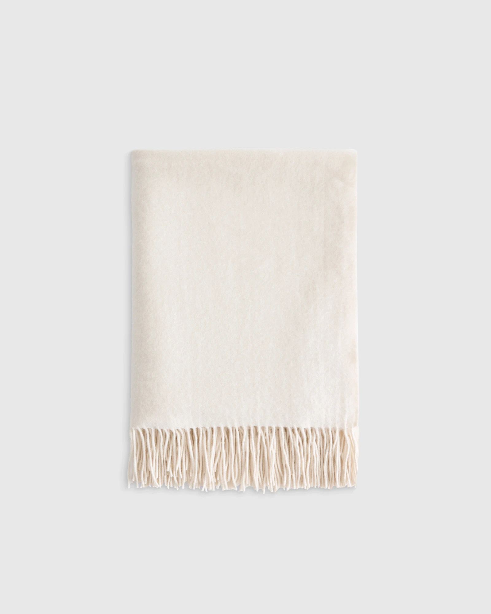 Quince | Mongolian Cashmere Throw in Sky Blue, Size 50x60 | Quince