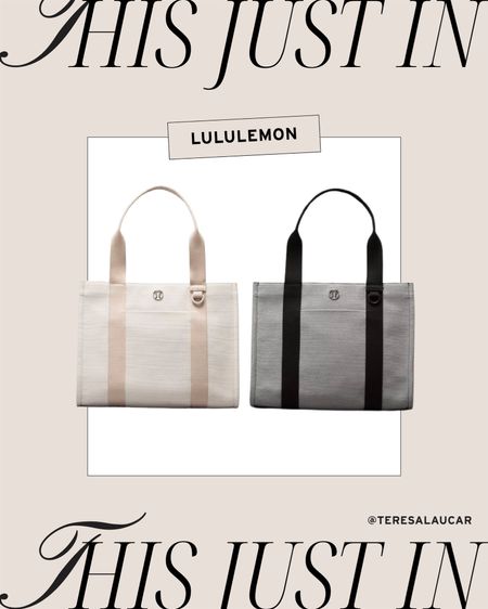 This just in: Lululemon tote bag 

Lululemon bag, neutral Lululemon bag 

#LTKitbag #LTKfindsunder100 #LTKstyletip