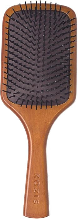 KOZIS Wooden Paddle Hair Brush (Large) | Amazon (US)