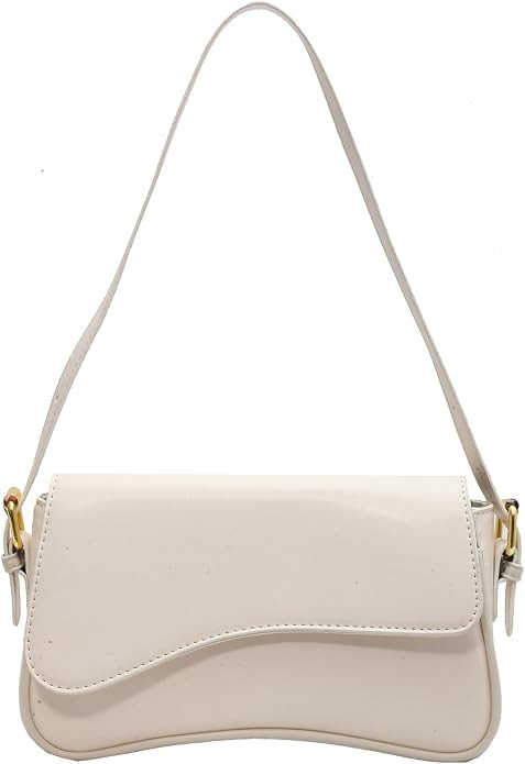 Small Shoulder Bag for Women Clutch Hobo Purse with Zipper Crossbody Purse Retro Vegan Leather To... | Amazon (US)
