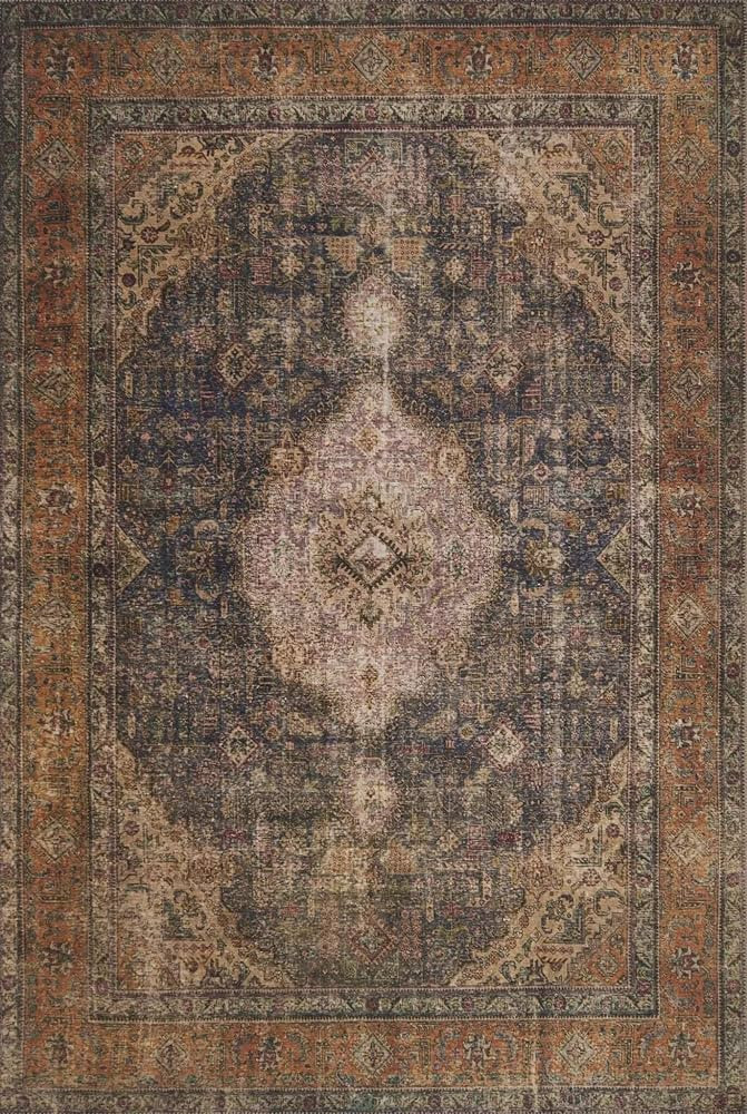 Loloi II Loren Plum/Multi 5'-0" x 7'-6" Area Rug | Amazon (US)