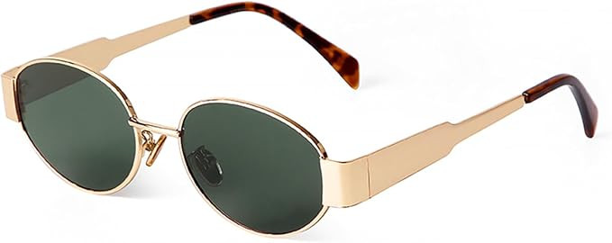 VIA LEECA Retro Sunglasses for Women Men, 90s UV400 Protection Sun Glasses Classic Shades | Amazon (US)