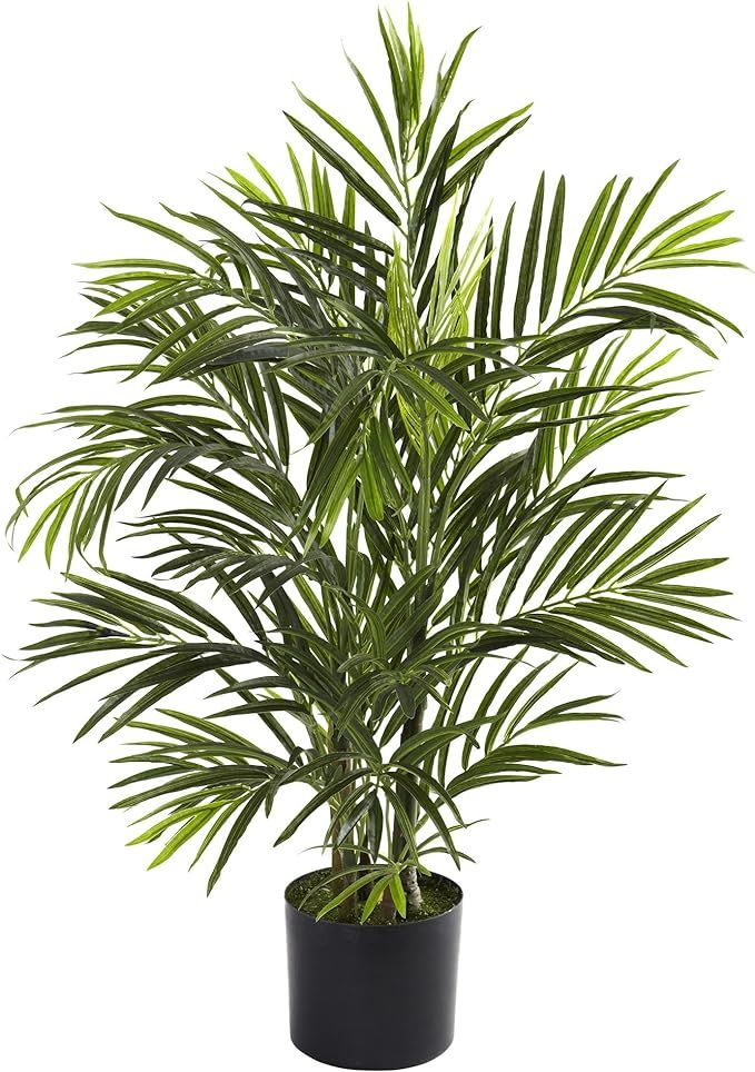 Nearly Natural 5387 Areca Palm UV Resistant Tree, 2.5-Feet, Green | Amazon (US)