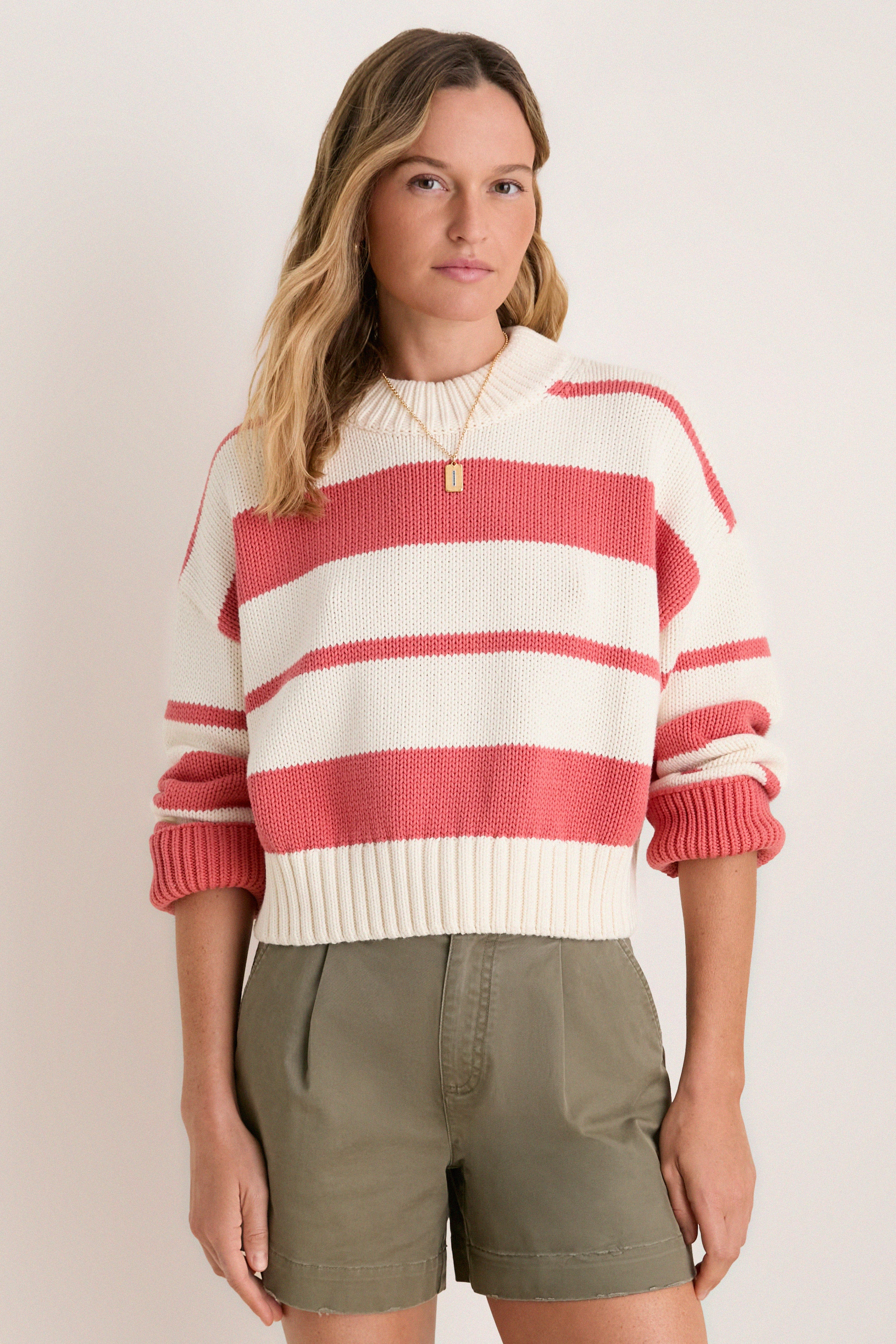 Nantucket Reds Stripe Cotton Brooks Sweater | Tuckernuck (US)