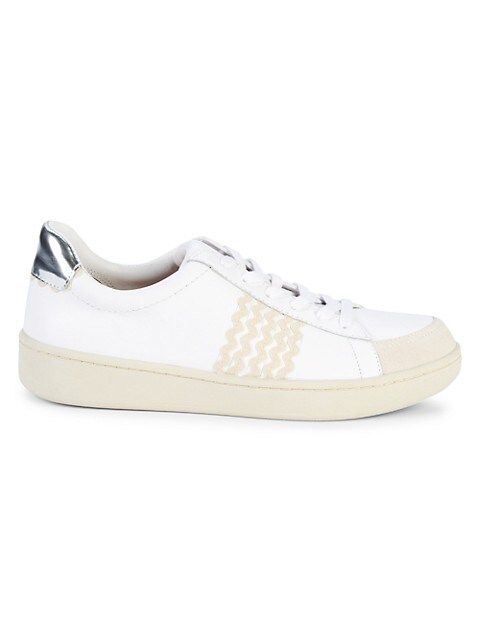Elliot Ric Rac Leather Sneakers | Saks Fifth Avenue OFF 5TH