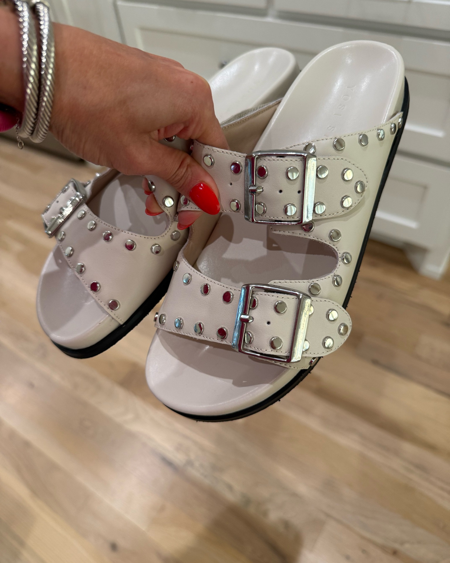 Favorite buckle slide sandals I wear all of the time and super comfortable! On sale 
Summer sandals

#LTKSaleAlert #LTKPetite