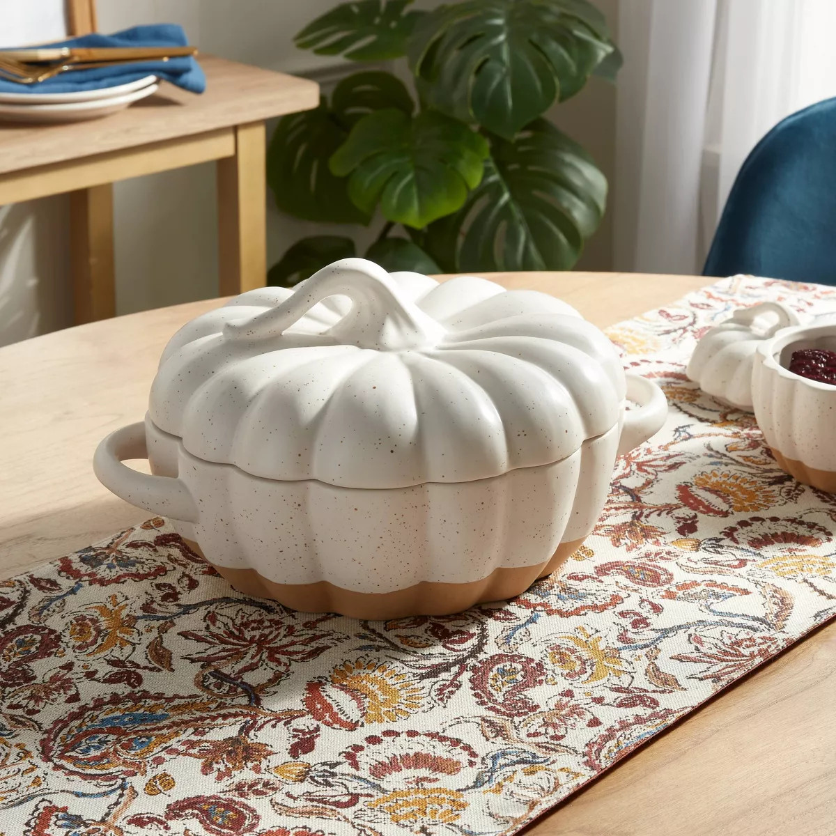 Large Pumpkin Bowl with Handle Ivory - Threshold™ | Target