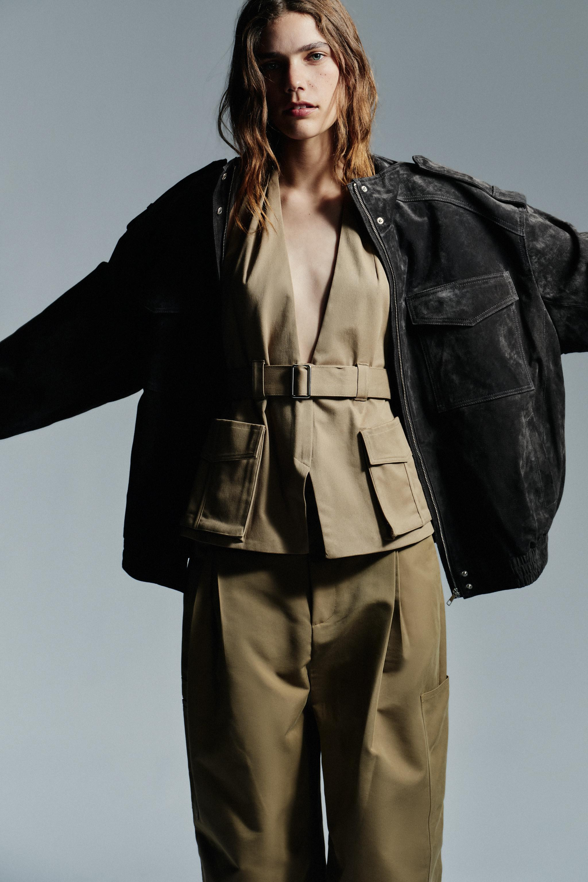 SUEDE LEATHER JACKET | Zara US