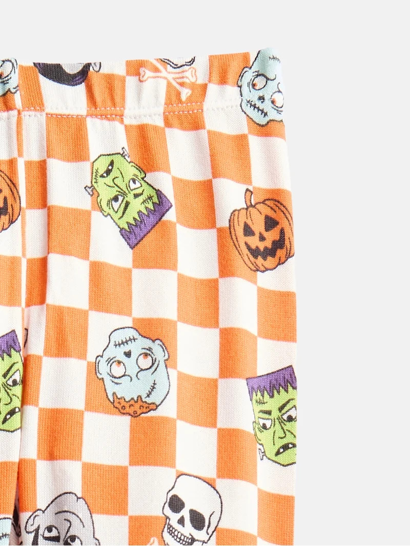 Halloween Boys' Tight Fit Long Sleeve Top and Pants Pajama Set from Way to Celebrate, 2-Piece, Si... | Walmart (US)