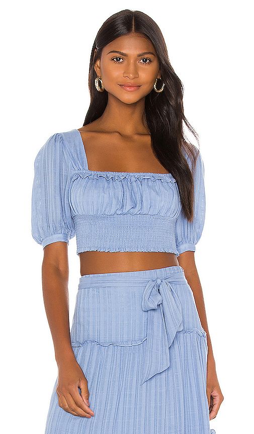 Privacy Please Huntington Top in Blue. - size XS (also in XXS,S,M,L,XL) | Revolve Clothing (Global)